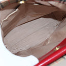 Burberrys Nova Check Tote Bag Canvas Leather Beige Gold Auth 143601-16