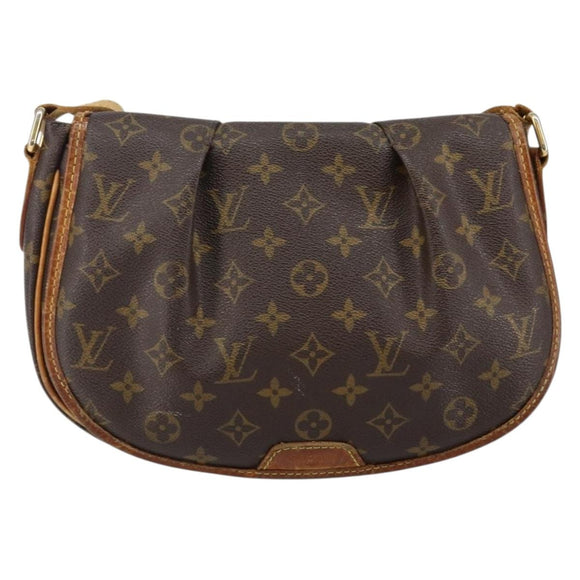 LOUIS VUITTON Monogram Menilmontant PM Shoulder Bag M40474 LV Auth 143613