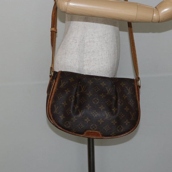 LOUIS VUITTON Monogram Menilmontant PM Shoulder Bag M40474 LV Auth 143613