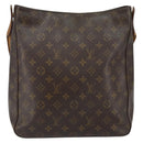 LOUIS VUITTON Monogram Looping GM Shoulder Bag M51145 LV Auth 143614-2