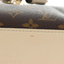 LOUIS VUITTON Monogram Saintonge Shoulder Bag White M43559 LV Auth 143616-14