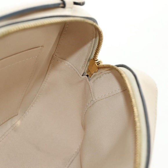 LOUIS VUITTON Monogram Saintonge Shoulder Bag White M43559 LV Auth 143616