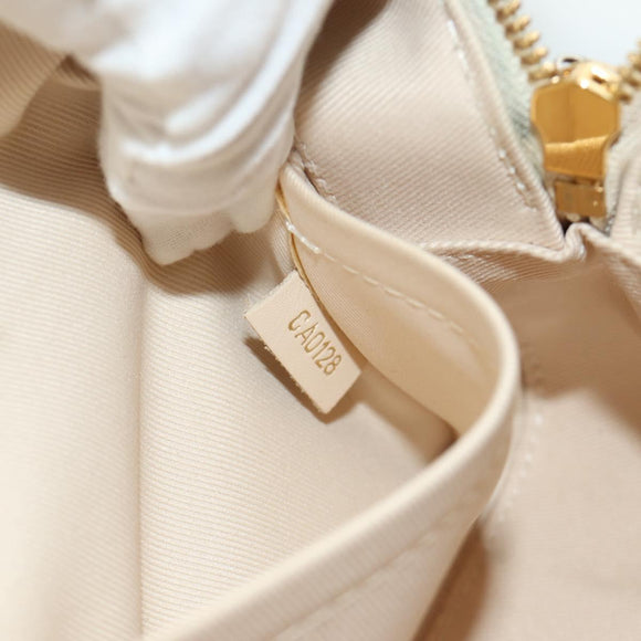 LOUIS VUITTON Monogram Saintonge Shoulder Bag White M43559 LV Auth 143616