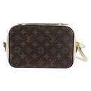 LOUIS VUITTON Monogram Saintonge Shoulder Bag White M43559 LV Auth 143616-4