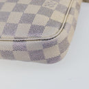 LOUIS VUITTON Damier Azur Pochette Accessoires Pouch N51986 LV Auth 143621-9