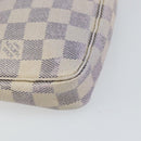 LOUIS VUITTON Damier Azur Pochette Accessoires Pouch N51986 LV Auth 143621-14