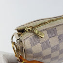 LOUIS VUITTON Damier Azur Pochette Accessoires Pouch N51986 LV Auth 143621-10