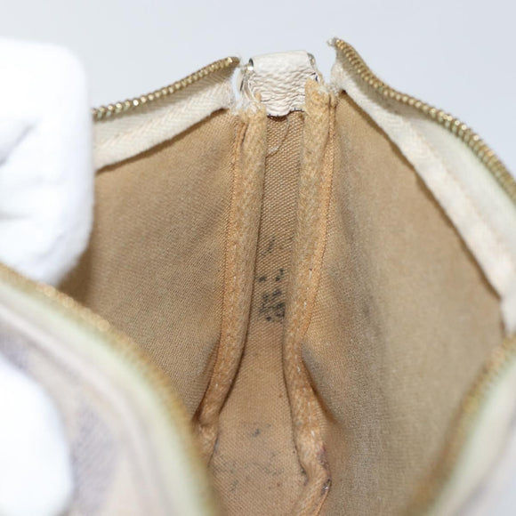 LOUIS VUITTON Damier Azur Pochette Accessoires Pouch N51986 LV Auth 143621