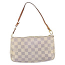 LOUIS VUITTON Damier Azur Pochette Accessoires Pouch N51986 LV Auth 143621-2