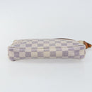 LOUIS VUITTON Damier Azur Pochette Accessoires Pouch N51986 LV Auth 143621-5
