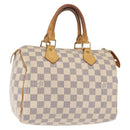 LOUIS VUITTON Damier Azur Speedy 25 Hand Bag N41534 LV Auth 143623-1