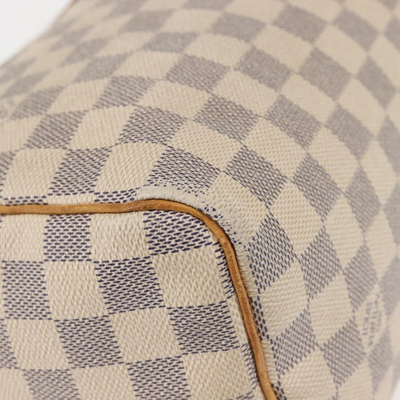 LOUIS VUITTON Damier Azur Speedy 25 Hand Bag N41534 LV Auth 143623