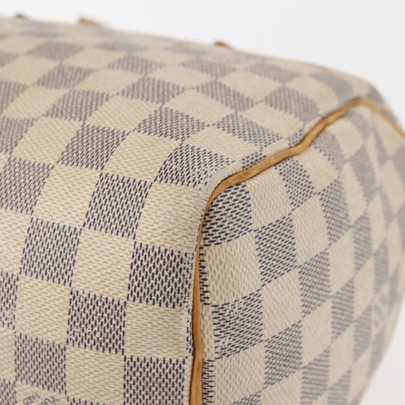 LOUIS VUITTON Damier Azur Speedy 25 Hand Bag N41534 LV Auth 143623