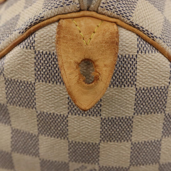 LOUIS VUITTON Damier Azur Speedy 25 Hand Bag N41534 LV Auth 143623