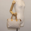 LOUIS VUITTON Damier Azur Speedy 25 Hand Bag N41534 LV Auth 143623-23