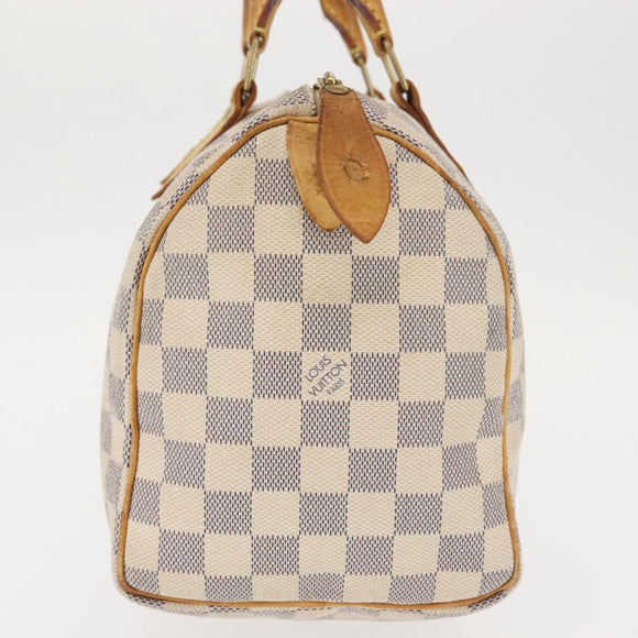 LOUIS VUITTON Damier Azur Speedy 25 Hand Bag N41534 LV Auth 143623
