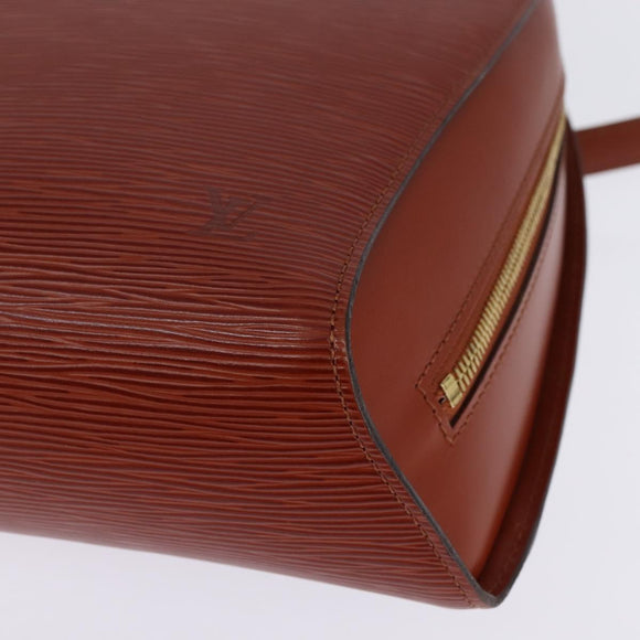 LOUIS VUITTON Epi Mabillon Backpack Brown M52233 LV Auth 143625