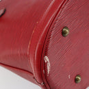 LOUIS VUITTON Epi Bucket PM Shoulder Bag Red M5899E LV Auth 143626-13