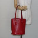LOUIS VUITTON Epi Bucket PM Shoulder Bag Red M5899E LV Auth 143626-23