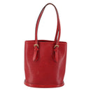 LOUIS VUITTON Epi Bucket PM Shoulder Bag Red M5899E LV Auth 143626-3