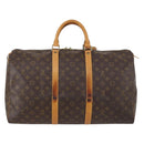LOUIS VUITTON Monogram Keepall 50 Boston Bag M41426 LV Auth 143641-2