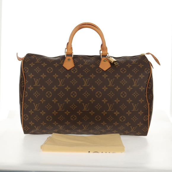 LOUIS VUITTON Monogram Speedy 40 Hand Bag M41522 LV Auth 143642V