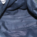 Miu Miu Matelasse Hand Bag Leather 2way Khaki Gold Auth 143651-11