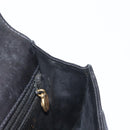 CHANEL Matelasse Waist bag Lamb Skin Black Gold CC Auth 143653-24