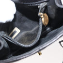 CHANEL Matelasse Waist bag Lamb Skin Black Gold CC Auth 143653-26