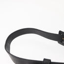 CHANEL Matelasse Waist bag Lamb Skin Black Gold CC Auth 143653-14