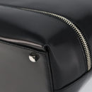 Salvatore Ferragamo Gancini Hand Bag Leather Black Silver Auth 143654V-8