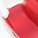 CHANEL Chain Shoulder Bag Raffia Beige Gold CC Auth 143661SAM-24