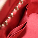 CHANEL Chain Shoulder Bag Raffia Beige Gold CC Auth 143661SAM-25