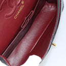 CHANEL Matelasse 23 Chain Shoulder Bag Lamb Skin Black Gold CC Auth 143662AV-9