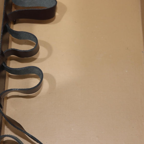 Christian Dior Trotter Canvas Vanity Hand Bag Beige Gold Auth 143663V