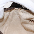 GUCCI GG Supreme Web Sherry Line Bag PVC Beige Gold 89 02 032 Auth 143664-20