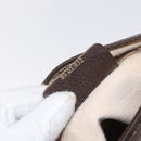 GUCCI GG Supreme Web Sherry Line Bag PVC Beige Gold 89 02 032 Auth 143664-12