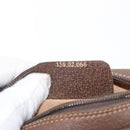 GUCCI GG Supreme Web Sherry Line Bag PVC Beige Gold 156 02 066 Auth 143665-20