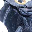 PRADA Shoulder Bag Nylon Navy Gold Auth 143666-19