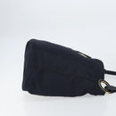 PRADA Shoulder Bag Nylon Navy Gold Auth 143666-3