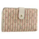 LOUIS VUITTON Mini Lin Croisette Portefeuille Viennois Pink M95658 Auth 143668-1