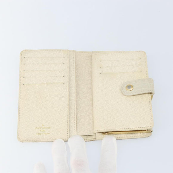 LOUIS VUITTON Mini Lin Croisette Portefeuille Viennois Pink M95658 Auth 143668