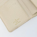 LOUIS VUITTON Mini Lin Croisette Portefeuille Viennois Pink M95658 Auth 143668-18