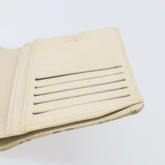 LOUIS VUITTON Mini Lin Croisette Portefeuille Viennois Pink M95658 Auth 143668