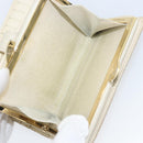 LOUIS VUITTON Mini Lin Croisette Portefeuille Viennois Pink M95658 Auth 143668-11