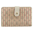LOUIS VUITTON Mini Lin Croisette Portefeuille Viennois Pink M95658 Auth 143668-13