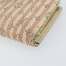 LOUIS VUITTON Mini Lin Croisette Portefeuille Viennois Pink M95658 Auth 143668-7