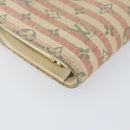 LOUIS VUITTON Mini Lin Croisette Portefeuille Viennois Pink M95658 Auth 143668-14