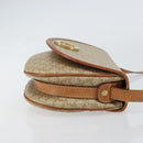 CELINE Macadam Canvas Shoulder Bag PVC Beige Gold Auth 143671-4