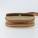 CELINE Macadam Canvas Shoulder Bag PVC Beige Gold Auth 143671-9